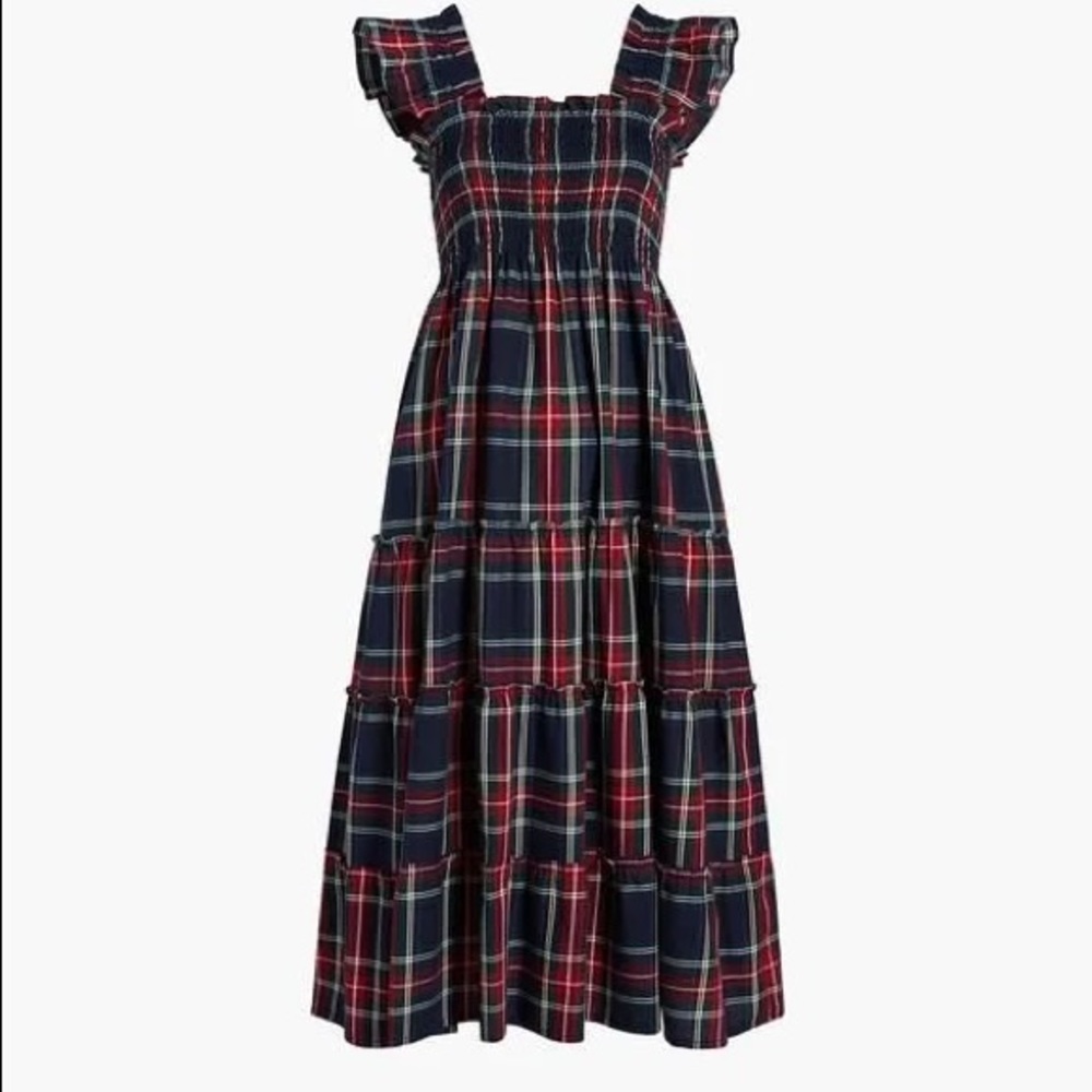Navy Tartan Ellie Dress